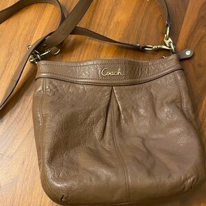 Coach Tan Leather Hobo Bag